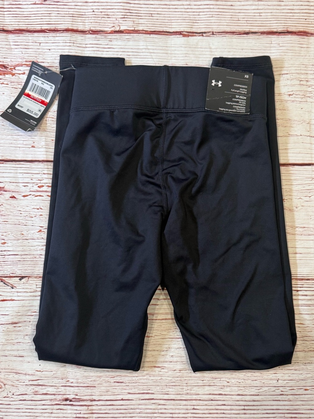 NWT Under Armour UA Women's ColdGear Authentics Leggings in Black Sz XS - Picture 8 of 11